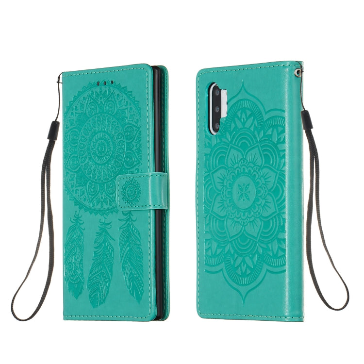 For Galaxy Note 10 Plus Dream Catcher Printing Horizontal Flip Leather Case with Holder & Card Slots & Wallet & Lanyard