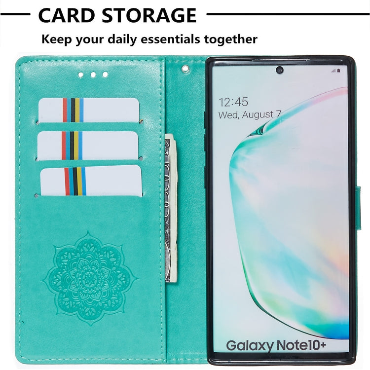 For Galaxy Note 10 Plus Dream Catcher Printing Horizontal Flip Leather Case with Holder & Card Slots & Wallet & Lanyard
