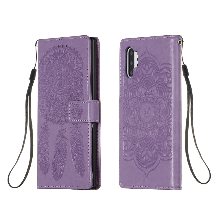 For Galaxy Note 10 Plus Dream Catcher Printing Horizontal Flip Leather Case with Holder & Card Slots & Wallet & Lanyard