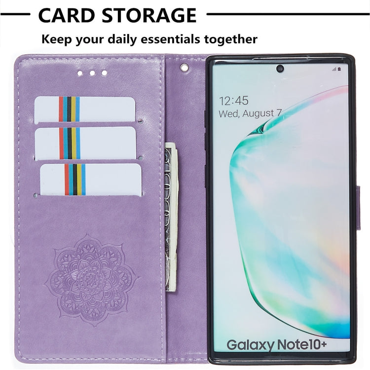 For Galaxy Note 10 Plus Dream Catcher Printing Horizontal Flip Leather Case with Holder & Card Slots & Wallet & Lanyard