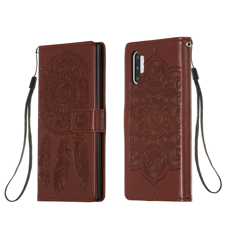 For Galaxy Note 10 Plus Dream Catcher Printing Horizontal Flip Leather Case with Holder & Card Slots & Wallet & Lanyard