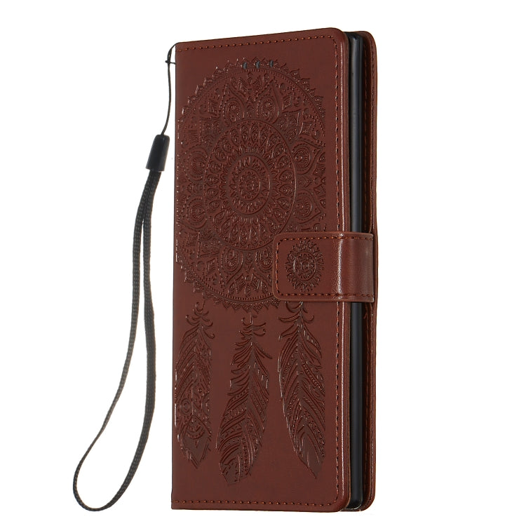 For Galaxy Note 10 Plus Dream Catcher Printing Horizontal Flip Leather Case with Holder & Card Slots & Wallet & Lanyard