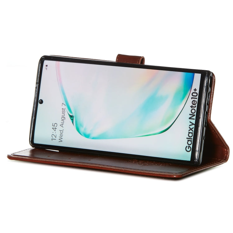 For Galaxy Note 10 Plus Dream Catcher Printing Horizontal Flip Leather Case with Holder & Card Slots & Wallet & Lanyard