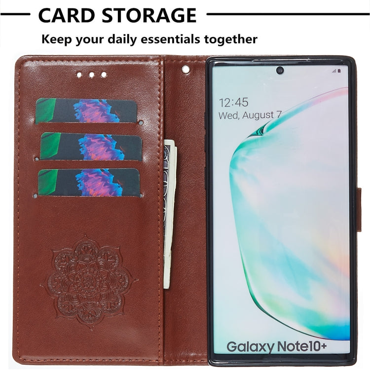For Galaxy Note 10 Plus Dream Catcher Printing Horizontal Flip Leather Case with Holder & Card Slots & Wallet & Lanyard