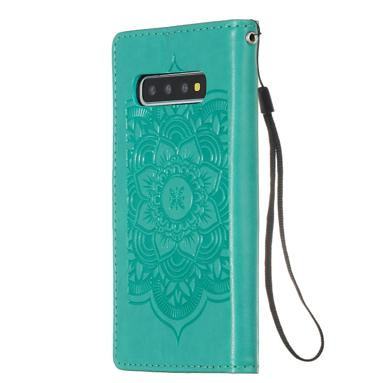 For Galaxy S10 Dream Catcher Printing Horizontal Flip Leather Case with Holder & Card Slots & Wallet & Lanyard