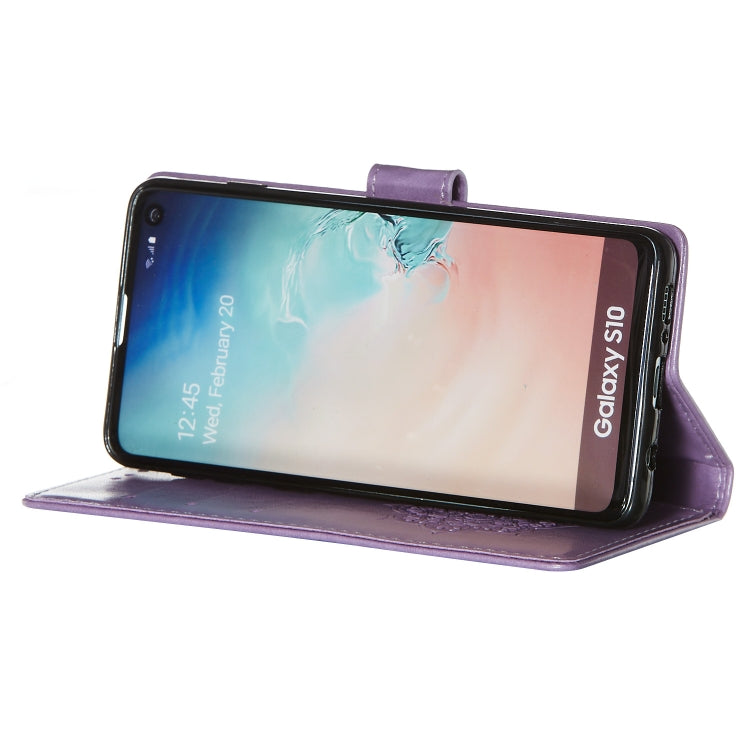 For Galaxy S10 Dream Catcher Printing Horizontal Flip Leather Case with Holder & Card Slots & Wallet & Lanyard