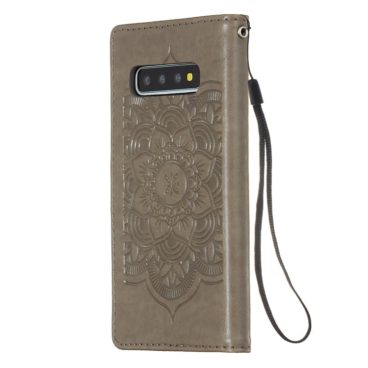 For Galaxy S10 Dream Catcher Printing Horizontal Flip Leather Case with Holder & Card Slots & Wallet & Lanyard