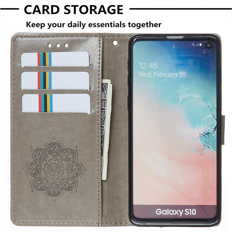 For Galaxy S10 Dream Catcher Printing Horizontal Flip Leather Case with Holder & Card Slots & Wallet & Lanyard