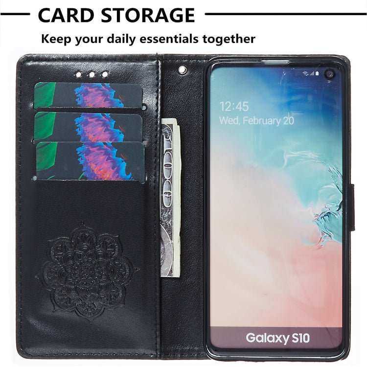 For Galaxy S10 Dream Catcher Printing Horizontal Flip Leather Case with Holder & Card Slots & Wallet & Lanyard