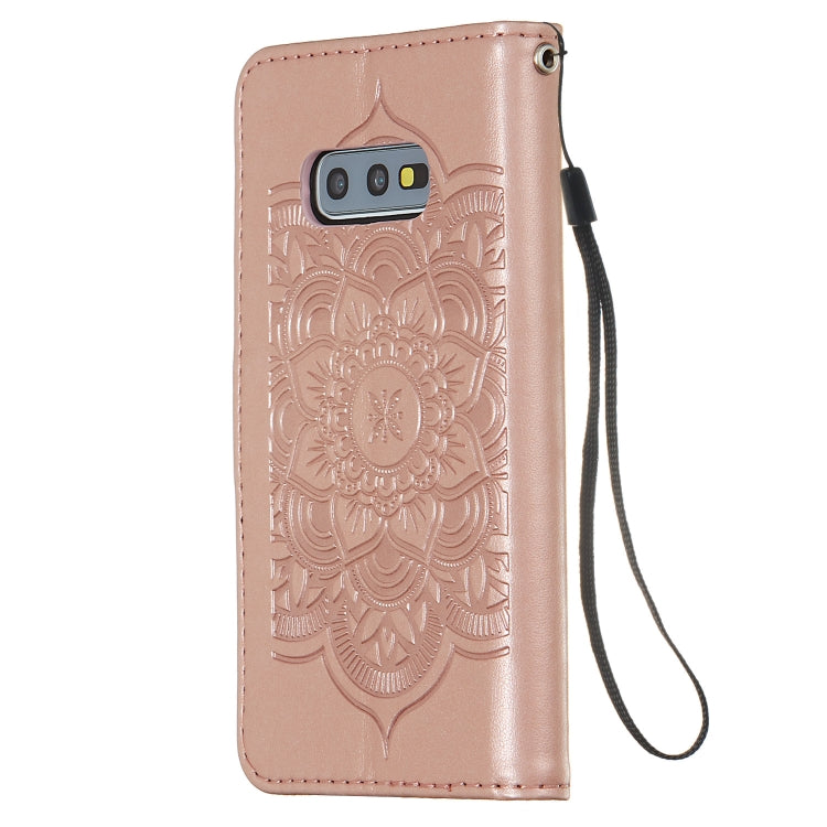 For Galaxy S10e Dream Catcher Printing Horizontal Flip Leather Case with Holder & Card Slots & Wallet & Lanyard