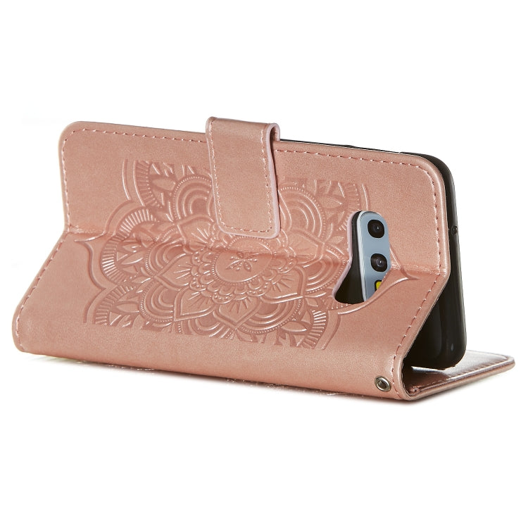 For Galaxy S10e Dream Catcher Printing Horizontal Flip Leather Case with Holder & Card Slots & Wallet & Lanyard