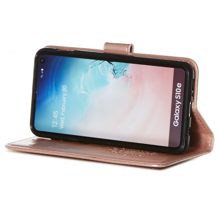 For Galaxy S10e Dream Catcher Printing Horizontal Flip Leather Case with Holder & Card Slots & Wallet & Lanyard