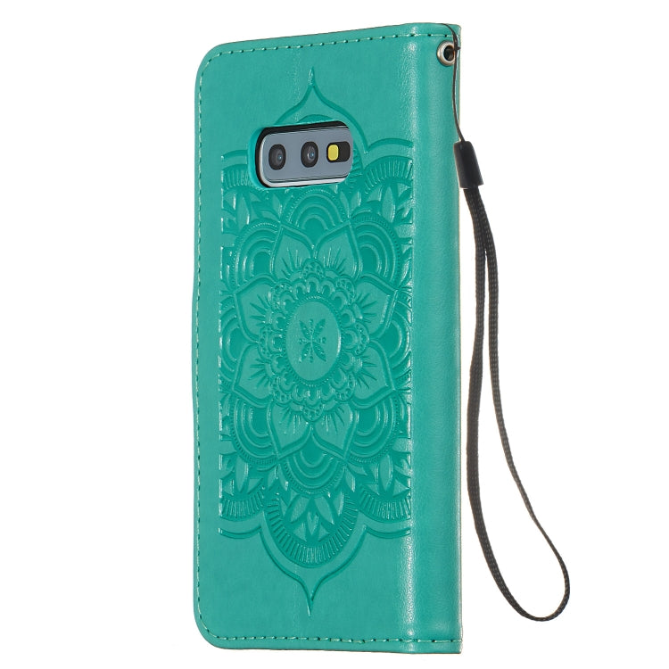 For Galaxy S10e Dream Catcher Printing Horizontal Flip Leather Case with Holder & Card Slots & Wallet & Lanyard