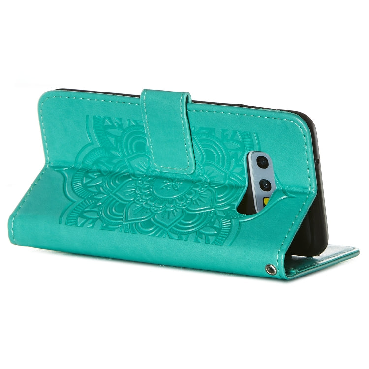 For Galaxy S10e Dream Catcher Printing Horizontal Flip Leather Case with Holder & Card Slots & Wallet & Lanyard