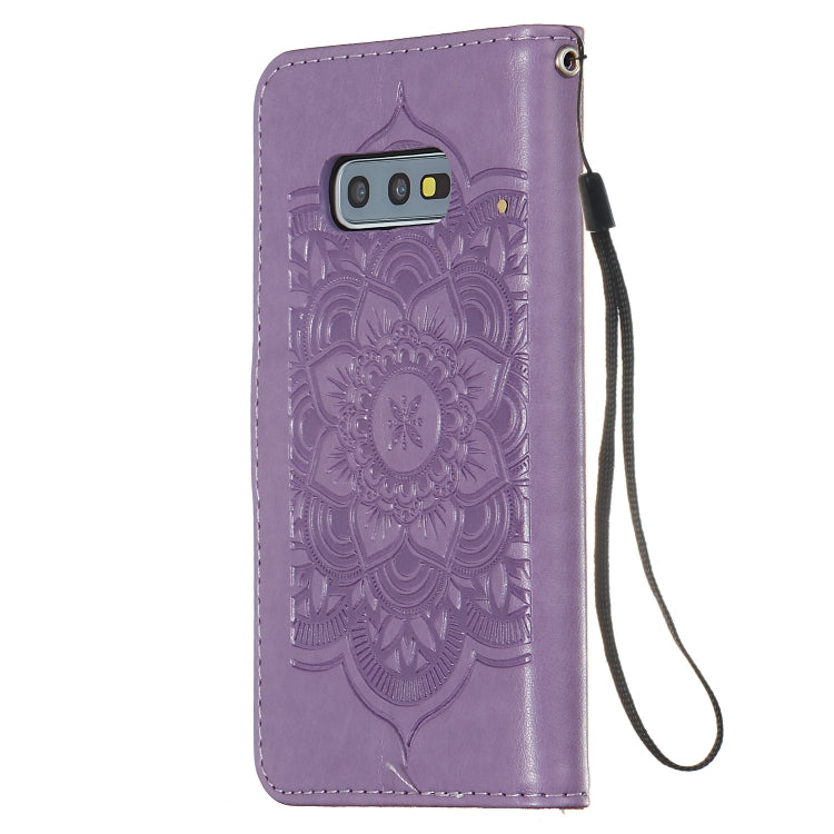 For Galaxy S10e Dream Catcher Printing Horizontal Flip Leather Case with Holder & Card Slots & Wallet & Lanyard