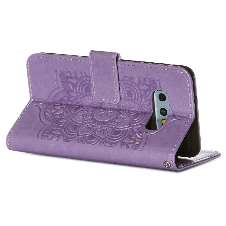 For Galaxy S10e Dream Catcher Printing Horizontal Flip Leather Case with Holder & Card Slots & Wallet & Lanyard