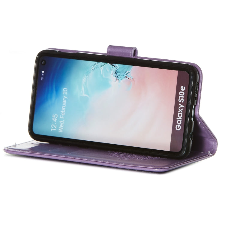 For Galaxy S10e Dream Catcher Printing Horizontal Flip Leather Case with Holder & Card Slots & Wallet & Lanyard