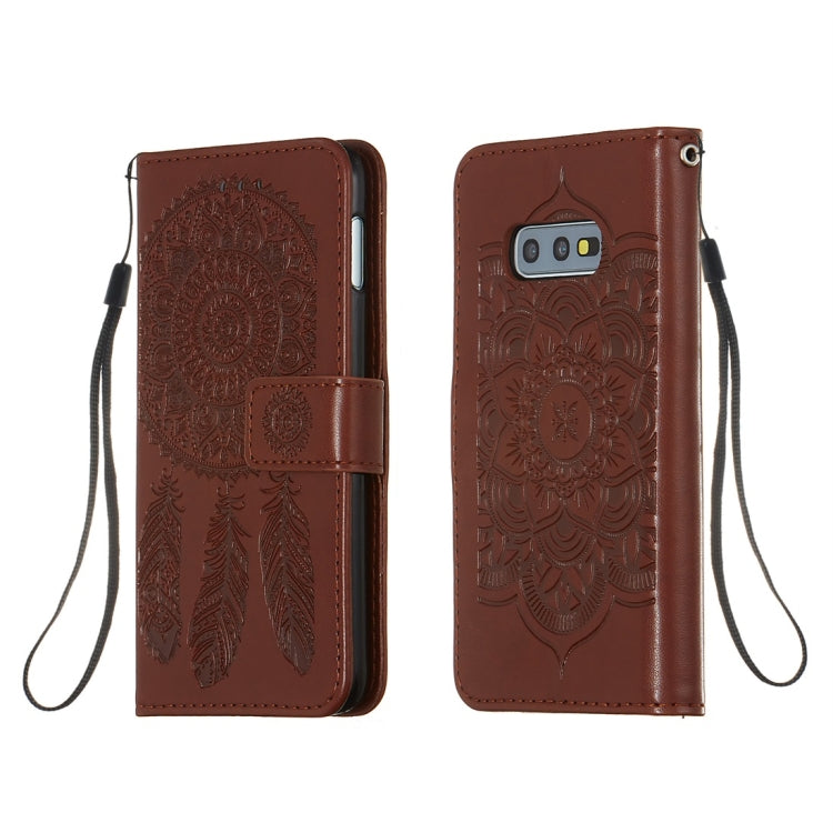 For Galaxy S10e Dream Catcher Printing Horizontal Flip Leather Case with Holder & Card Slots & Wallet & Lanyard