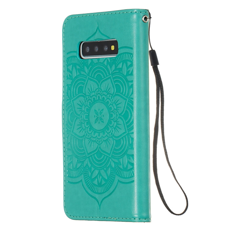 For Galaxy S10 Plus Dream Catcher Printing Horizontal Flip Leather Case with Holder & Card Slots & Wallet & Lanyard
