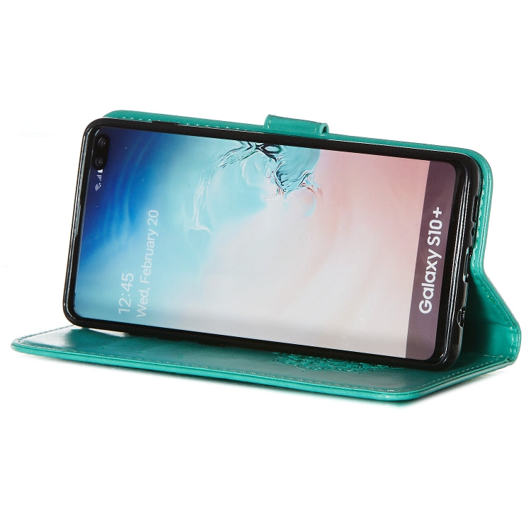 For Galaxy S10 Plus Dream Catcher Printing Horizontal Flip Leather Case with Holder & Card Slots & Wallet & Lanyard