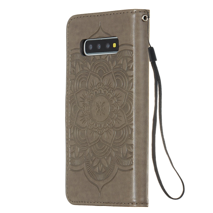For Galaxy S10 Plus Dream Catcher Printing Horizontal Flip Leather Case with Holder & Card Slots & Wallet & Lanyard