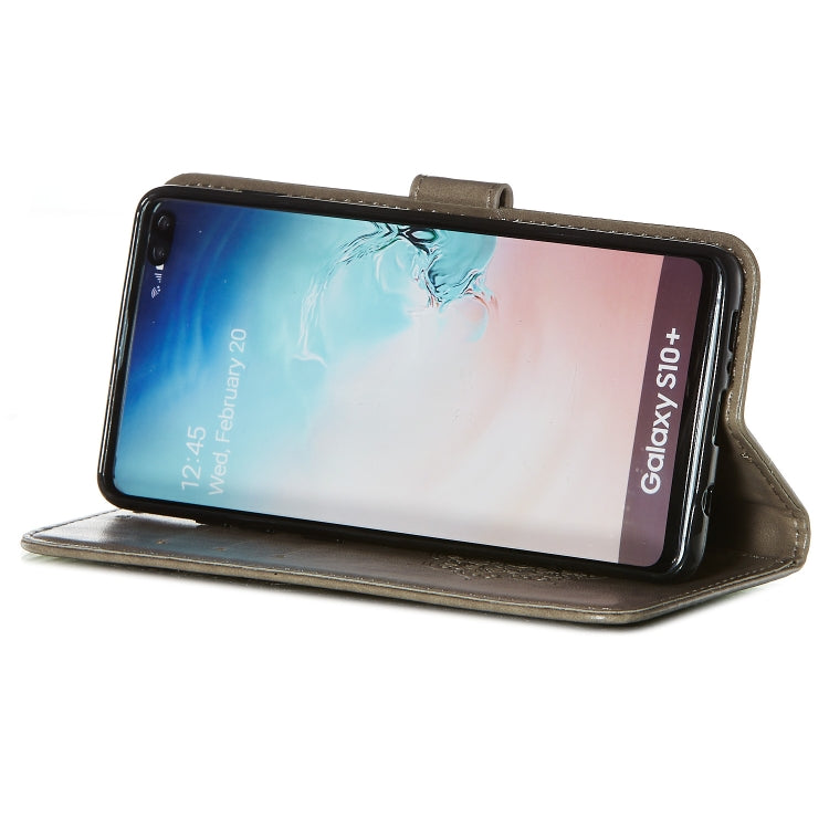 For Galaxy S10 Plus Dream Catcher Printing Horizontal Flip Leather Case with Holder & Card Slots & Wallet & Lanyard