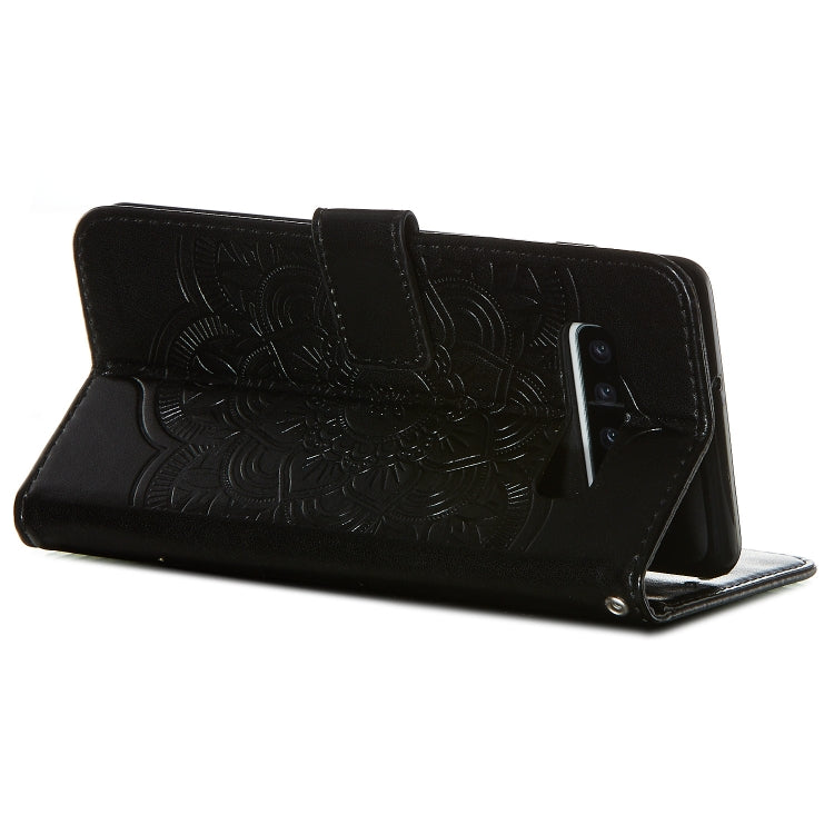 For Galaxy S10 Plus Dream Catcher Printing Horizontal Flip Leather Case with Holder & Card Slots & Wallet & Lanyard