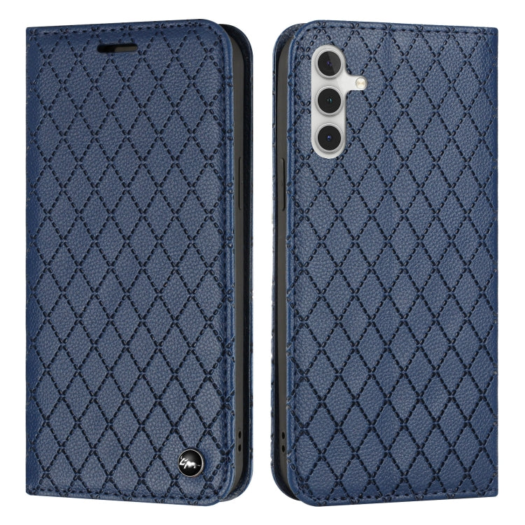 For Samsung Galaxy A13 5G / M13 / F13 S11 RFID Diamond Lattice Flip Leather Phone Case