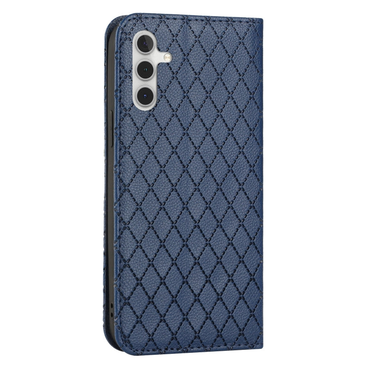 For Samsung Galaxy A13 5G / M13 / F13 S11 RFID Diamond Lattice Flip Leather Phone Case