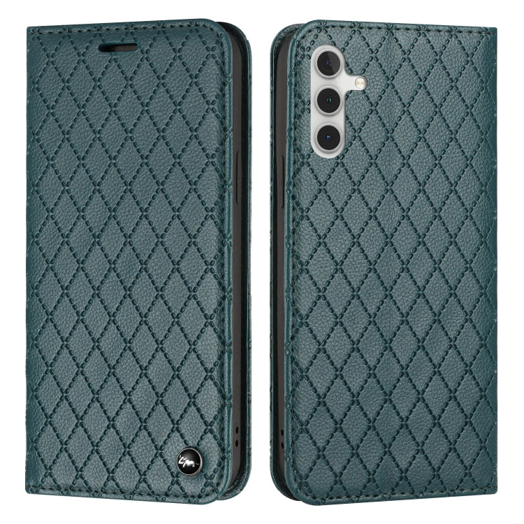 For Samsung Galaxy A13 5G / M13 / F13 S11 RFID Diamond Lattice Flip Leather Phone Case
