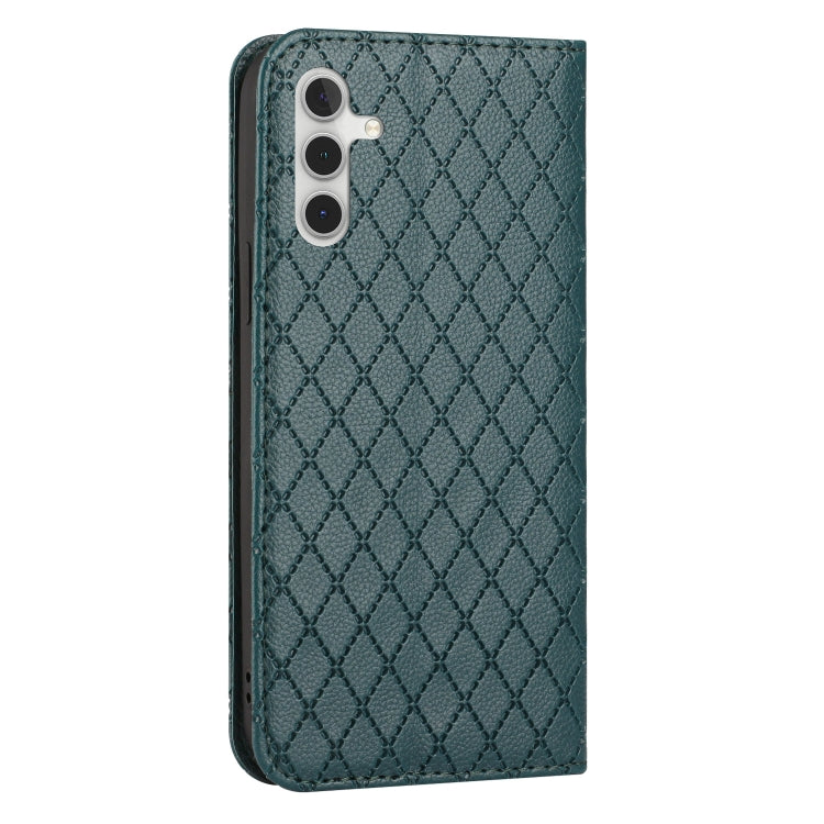 For Samsung Galaxy A13 5G / M13 / F13 S11 RFID Diamond Lattice Flip Leather Phone Case