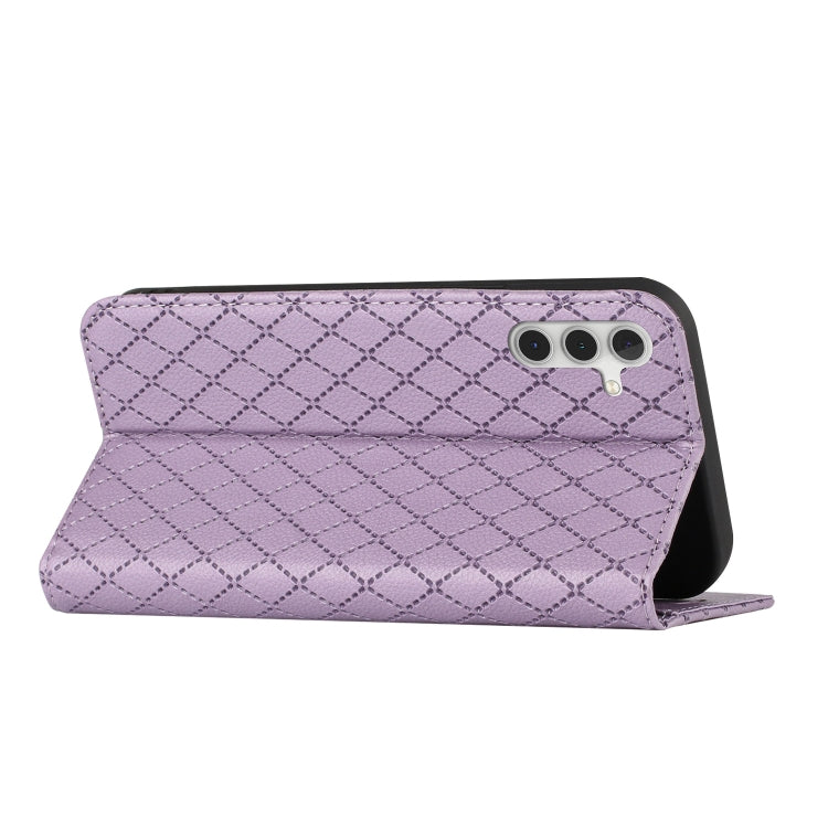 For Samsung Galaxy A13 5G / M13 / F13 S11 RFID Diamond Lattice Flip Leather Phone Case