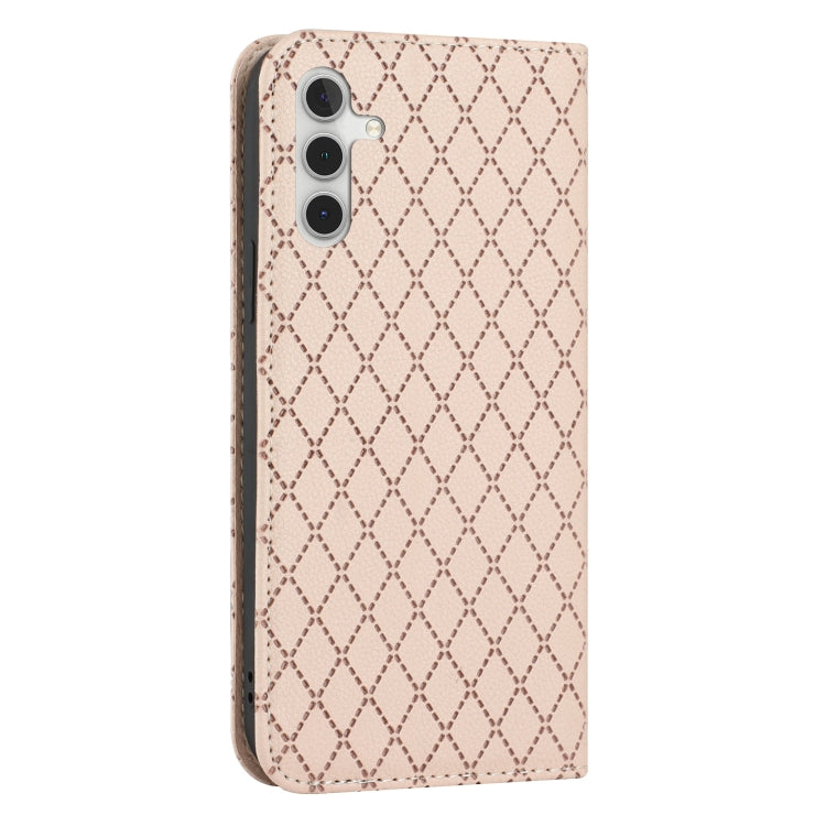 For Samsung Galaxy A13 5G / M13 / F13 S11 RFID Diamond Lattice Flip Leather Phone Case