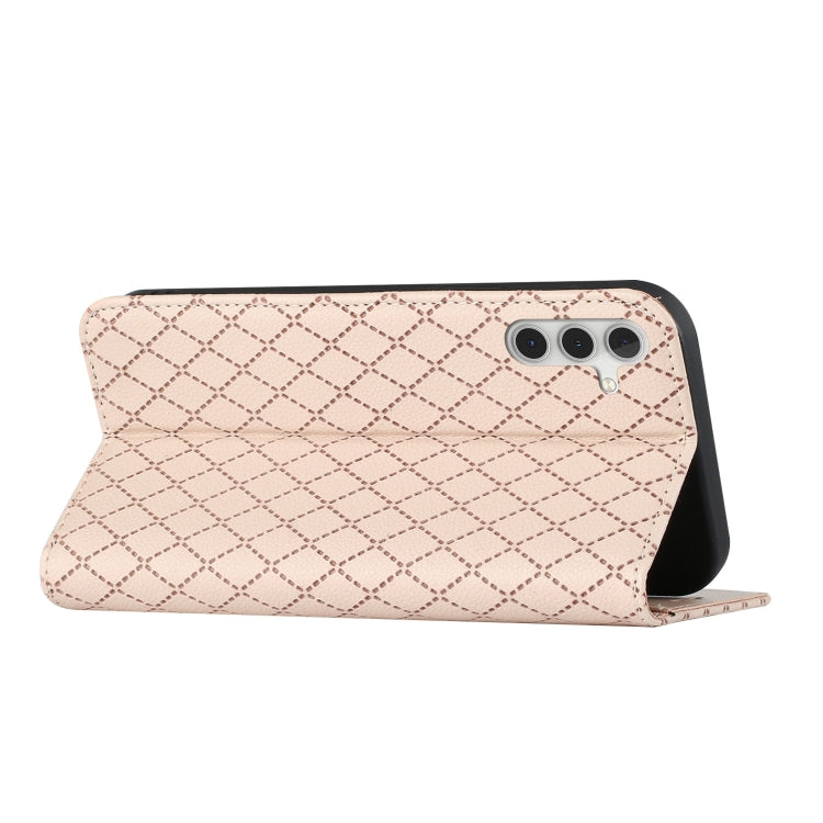 For Samsung Galaxy A13 5G / M13 / F13 S11 RFID Diamond Lattice Flip Leather Phone Case