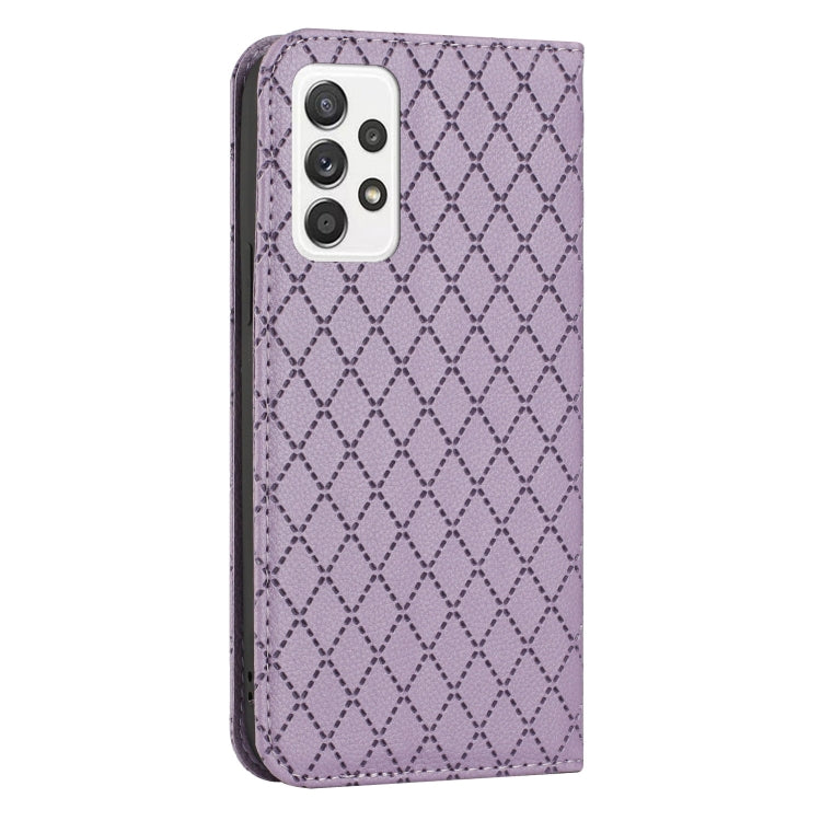 For Samsung Galaxy A23 S11 RFID Diamond Lattice Flip Leather Phone Case