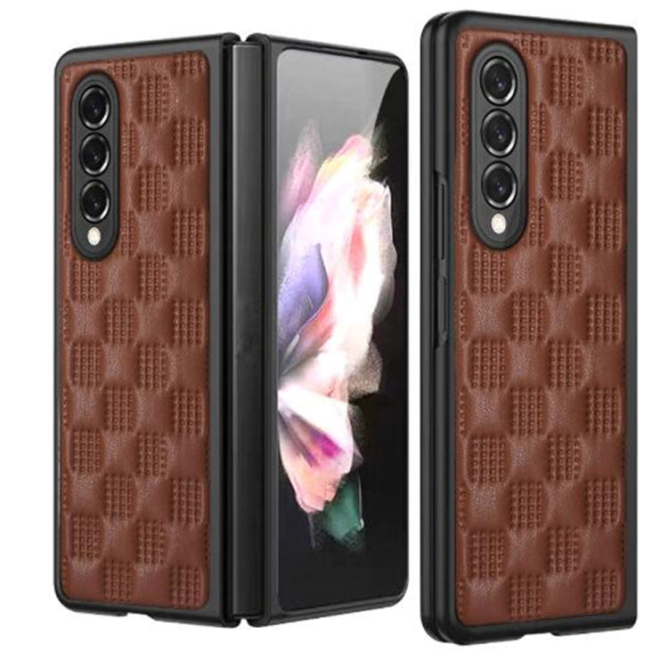 For Samsung Galaxy Z Fold4 Soft Micorofiber PU Folding Phone Case