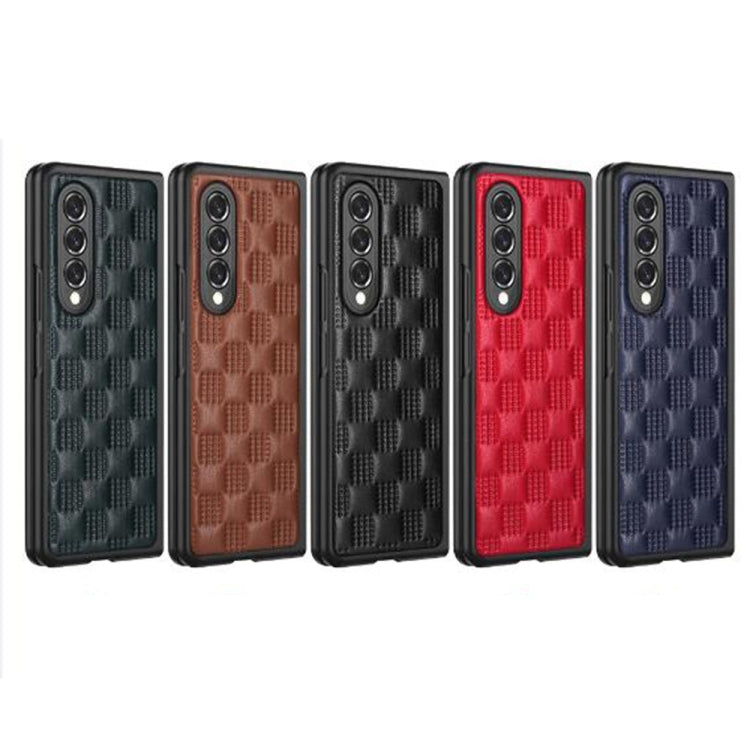 For Samsung Galaxy Z Fold4 Soft Micorofiber PU Folding Phone Case