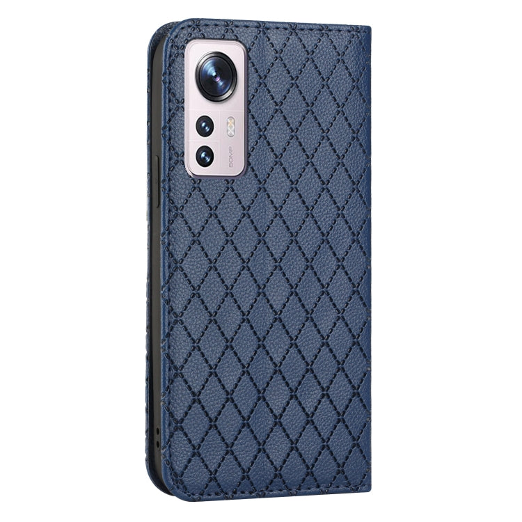 For Xiaomi 12 Lite S11 RFID Diamond Lattice Flip Leather Phone Case