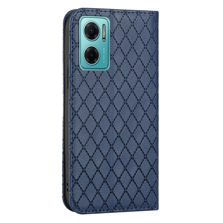 For Xiaomi Redmi 10 5G / Note 11E S11 RFID Diamond Lattice Flip Leather Phone Case