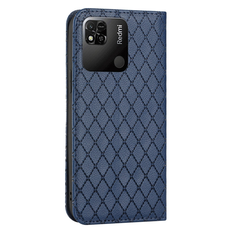 For Xiaomi Redmi 10A S11 RFID Diamond Lattice Flip Leather Phone Case