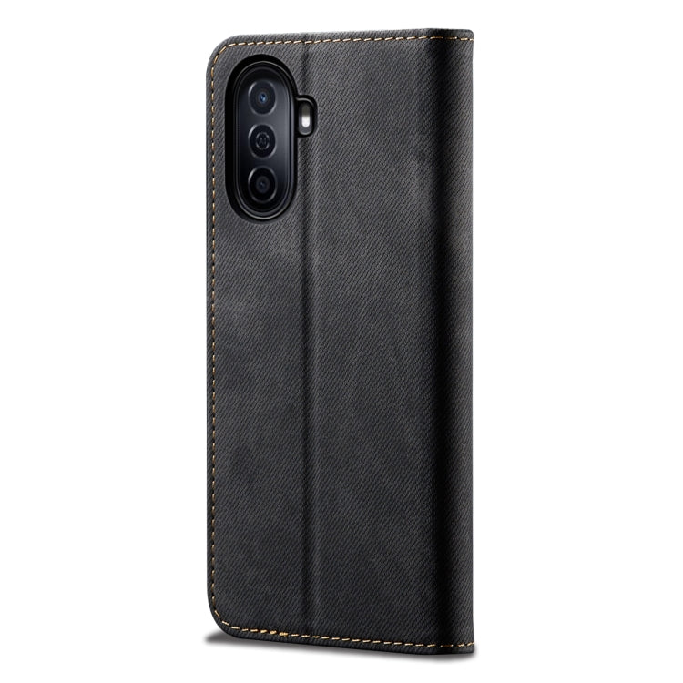For Huawei Enjoy 50 4G / Nova Y70 Plus / Nova Y70 4G UItra Denim Texture Casual Style Leather Phone Case