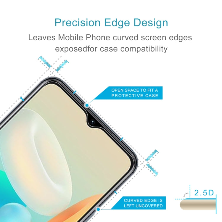 10PCS 0.26mm 9H 2.5D Tempered Glass Film For vivo Y77 / vivo Y77e / Y77e t1