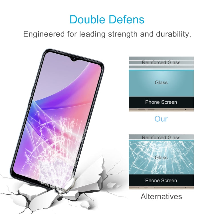 50 PCS 0.26mm 9H 2.5D Tempered Glass Film For OPPO A97