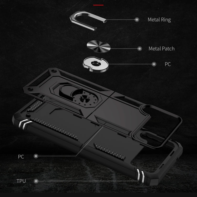 For Samsung Galaxy Z Flip4 Shockproof TPU + PC Phone Case with Holder