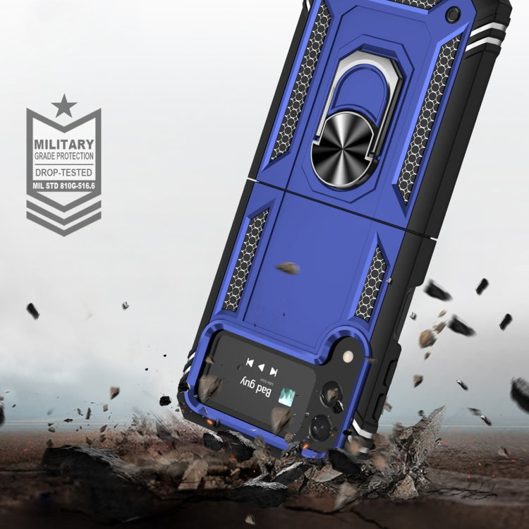 For Samsung Galaxy Z Flip4 Shockproof TPU + PC Phone Case with Holder