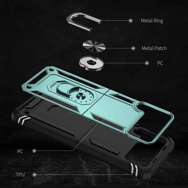 For Samsung Galaxy Z Flip4 Shockproof TPU + PC Phone Case with Holder