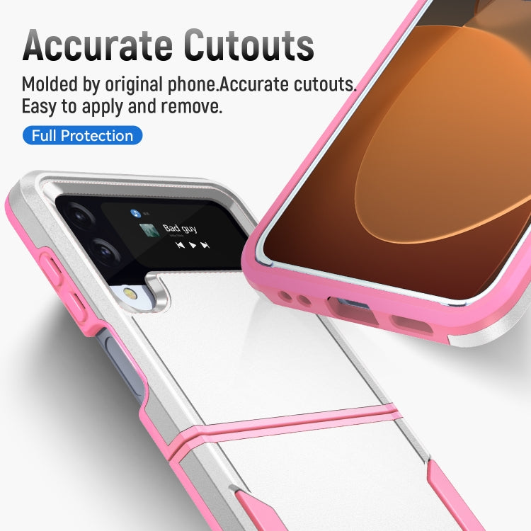 For Samsung Galaxy Z Flip4 Pioneer Armor Heavy Duty PC + TPU Phone Case