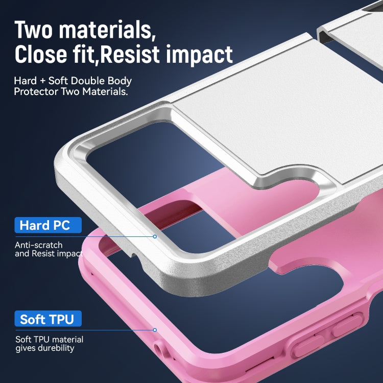 For Samsung Galaxy Z Flip4 Pioneer Armor Heavy Duty PC + TPU Phone Case