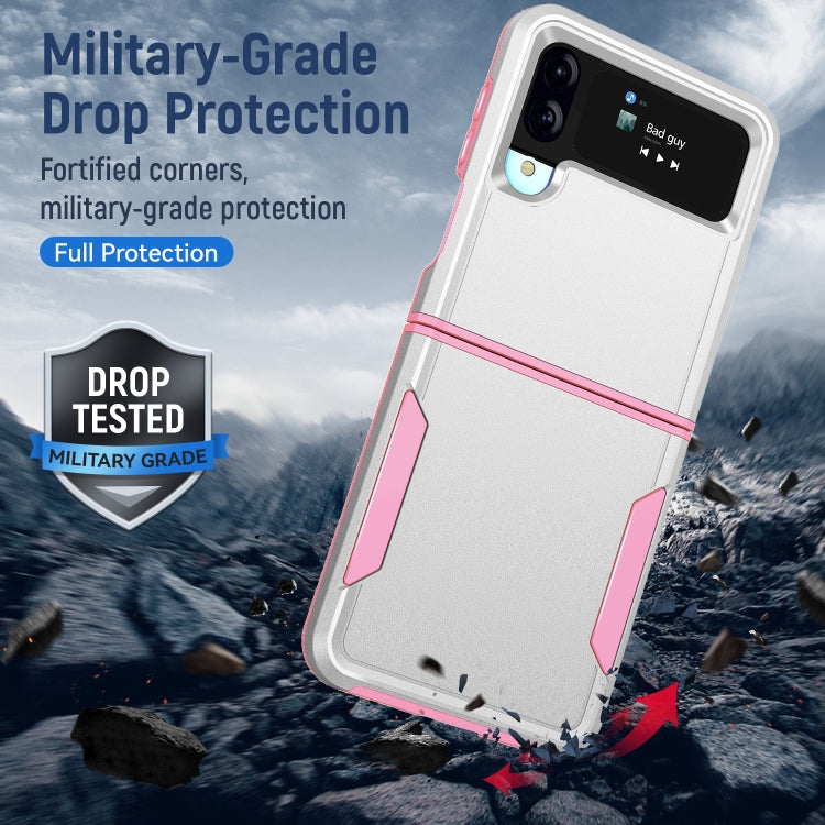 For Samsung Galaxy Z Flip4 Pioneer Armor Heavy Duty PC + TPU Phone Case