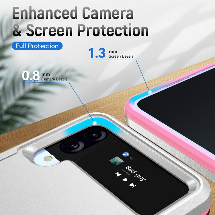For Samsung Galaxy Z Flip4 Pioneer Armor Heavy Duty PC + TPU Phone Case